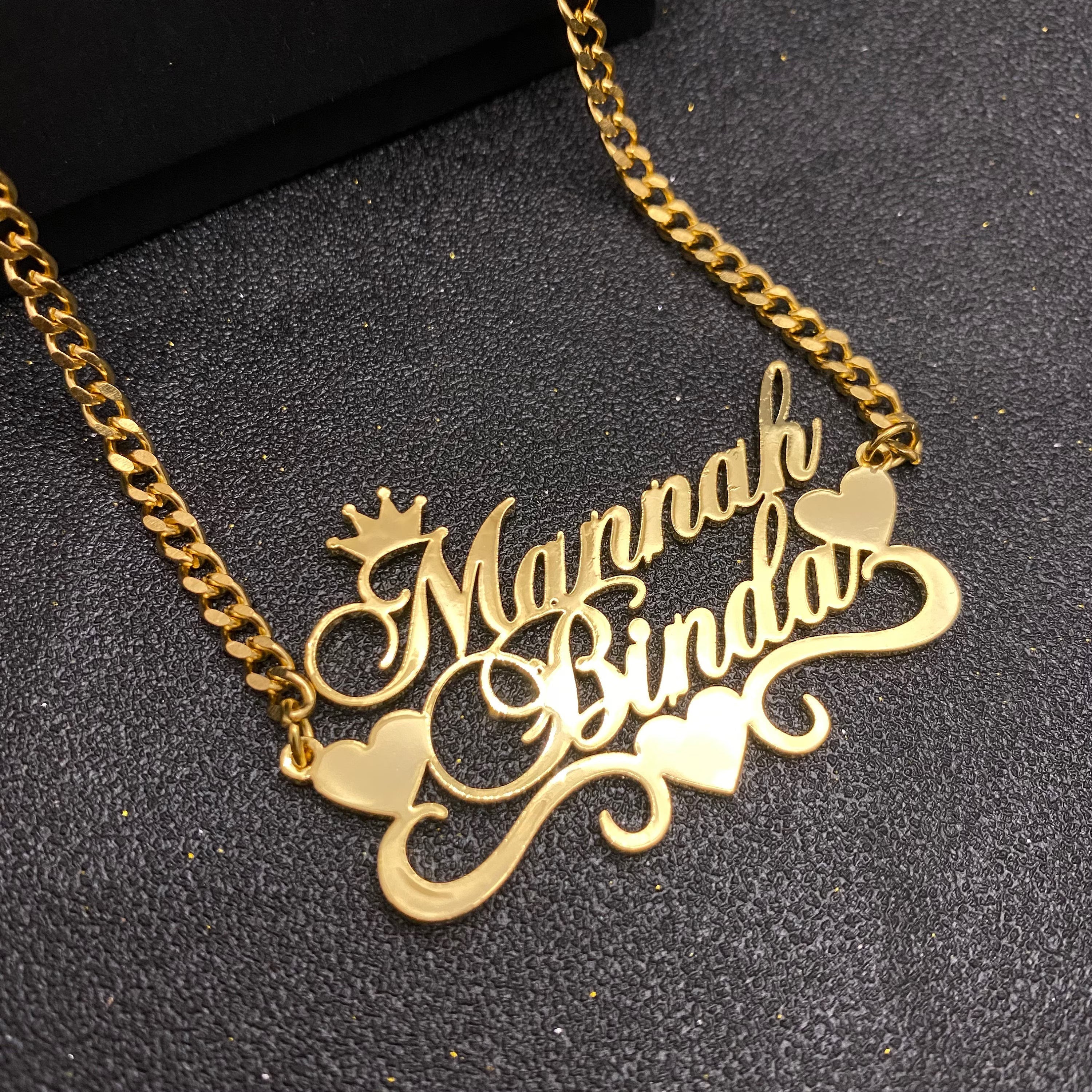 Double Name Necklace